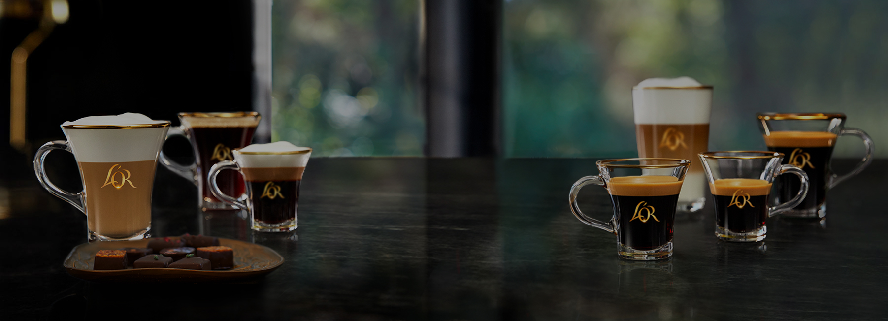 L'OR coffee types campaign banner
