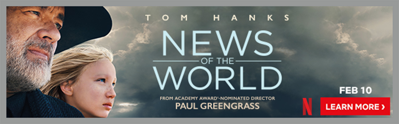 News of the World Netflix campaign banner