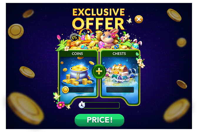 Exclusive Offer game promotion popup